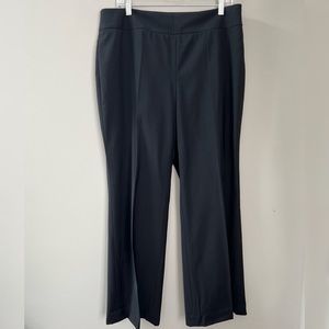 Talbots Black Wide leg Dress Pants